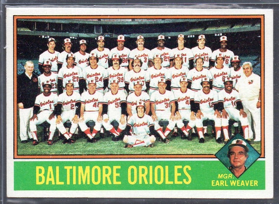 BALTIMORE ORIOLES 1976 Topps #73 Baseball Card Ireland