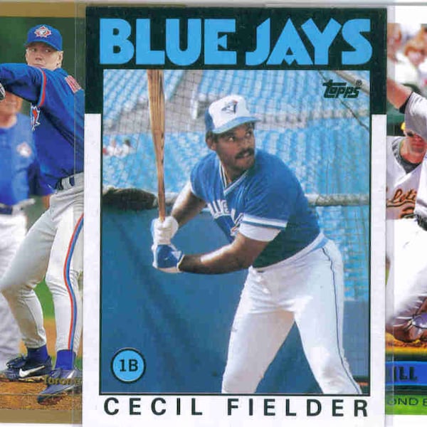 TORONTO BLUE JAYS Baseball Team Lot - 250 Assorted Cards