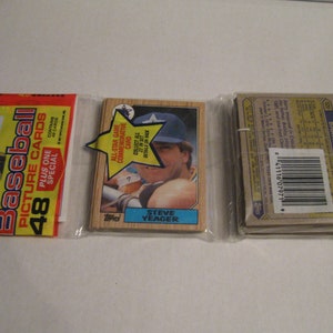 1987 Topps Baseball Cards - Unopened Rack Pack (w/Barry Bonds RC on bottom)
