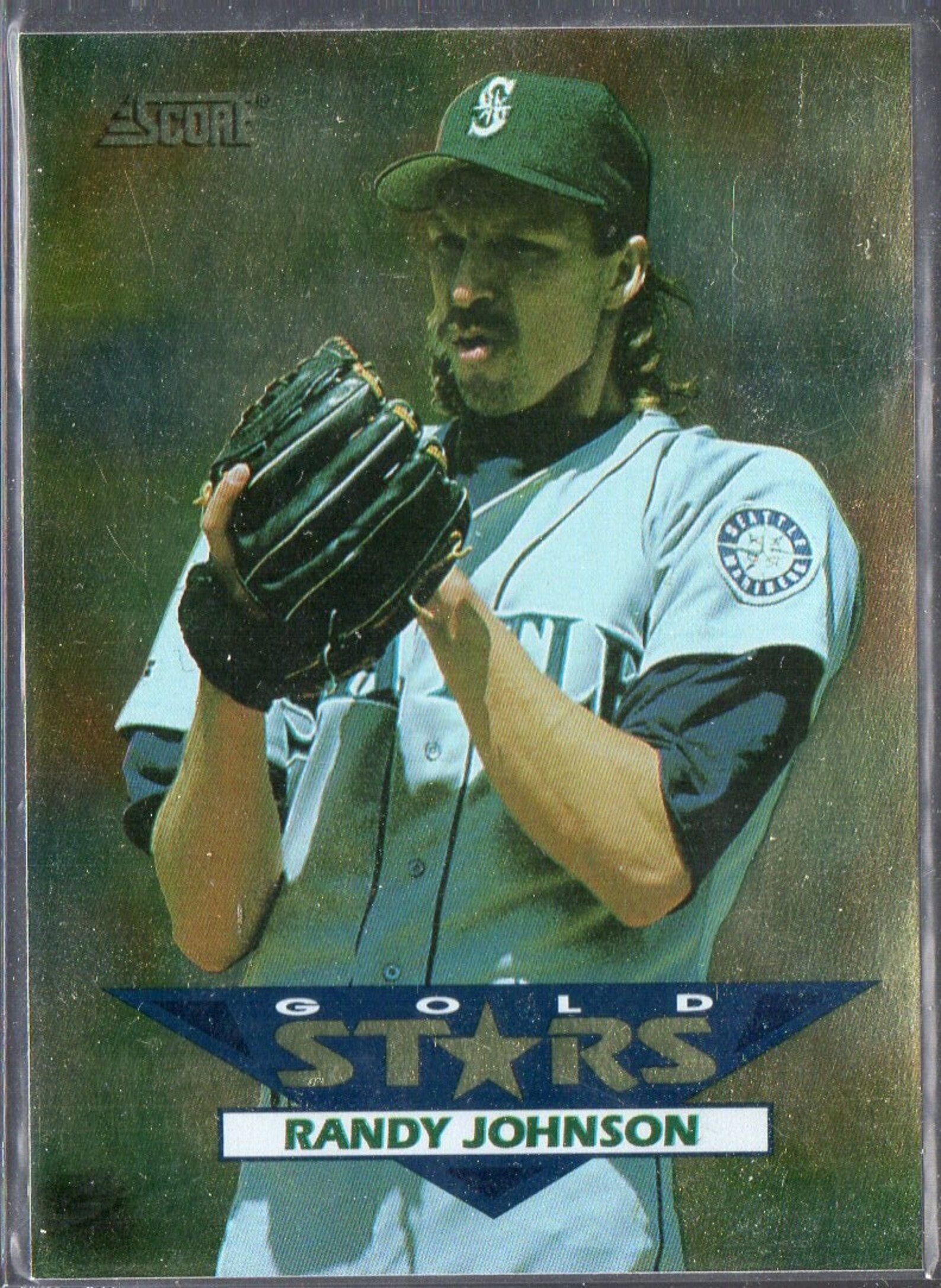 RANDY JOHNSON 1994 Score Gold Stars 43 Baseball Card Etsy