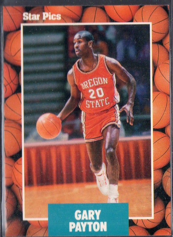 スポーツ選手 Panini Gary Payton 1of1 Gary Payton Autographed 1990 Star Pics Rookie Card #21