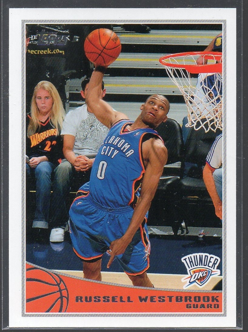 RUSSELL WESTBROOK 2009 Topps #206 Basketball Card - Oklahoma