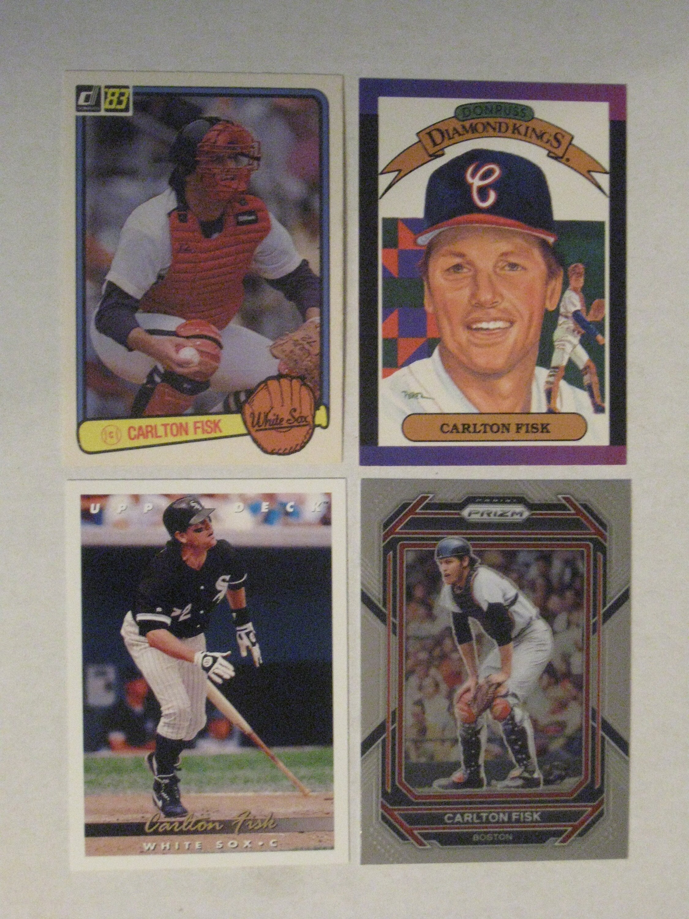 CARLTON FISK Baseball Cards (4) Lot B - Etsy