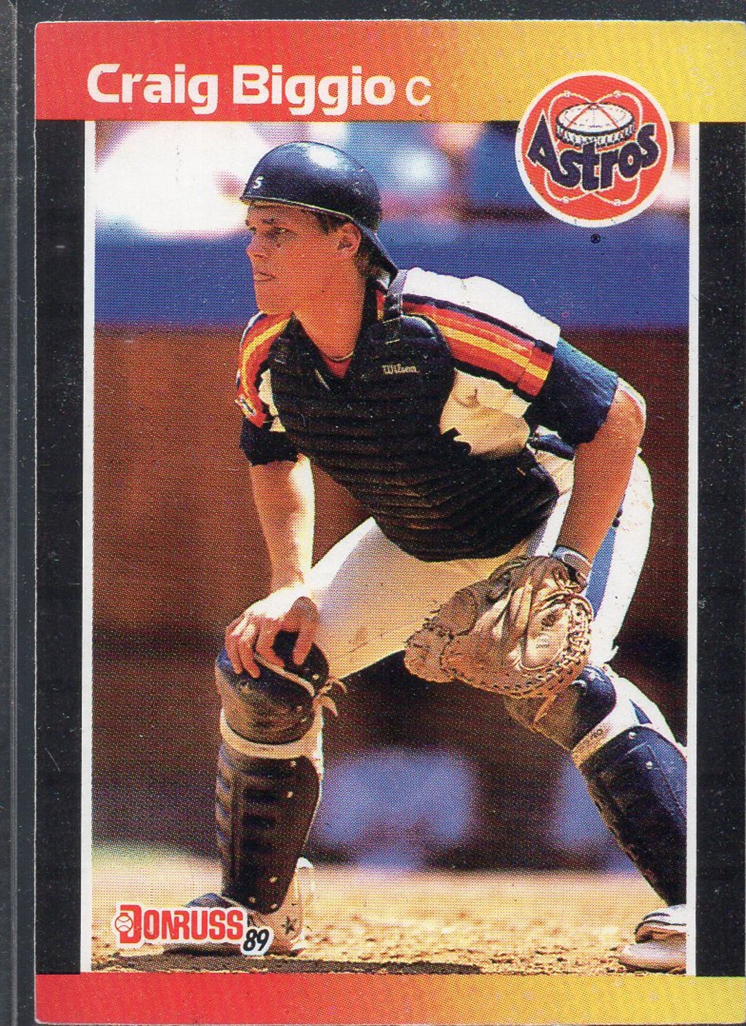 CRAIG BIGGIO RC 1989 Donruss 561 Baseball Card Houston 