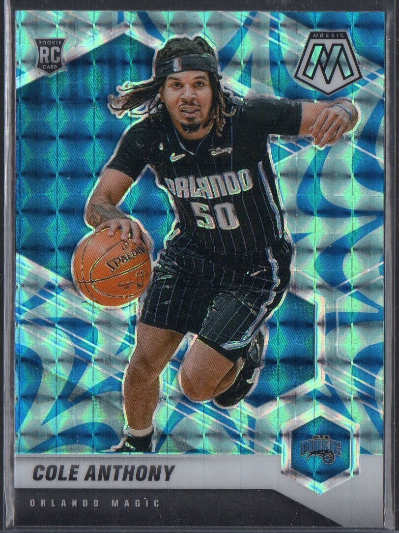 COLE ANTHONY RC 2020 Panini Mosaic 207 Reactive Blue Prizm - Etsy