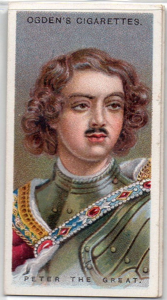 PETER THE GREAT 1924 Ogden's Leaders of Men #38 Cigarette Card