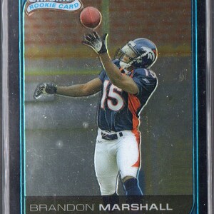 BRANDON MARSHALL RC 2006 Bowman Chrome #253 Voetbalkaart - Denver Broncos