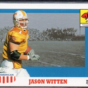 JASON WITTEN RC 2003 Topps All American #125 Football Card - Dallas Cowboys
