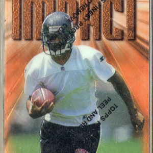 WARRICK DUNN RC 1997 Topps Finest #270 Football Card - Tampa Bay Buccaneers