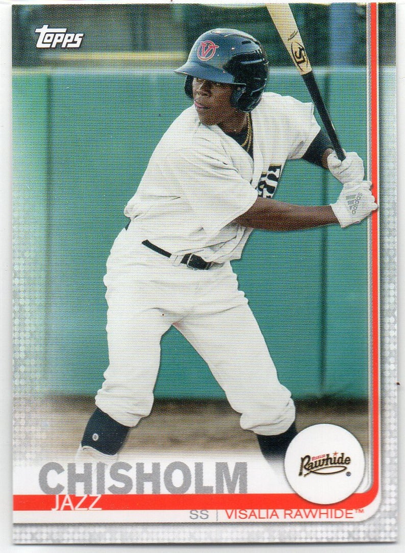 JAZZ CHISHOLM 2019 Topps Pro Debut 58 Baseball Card Arizona Etsy