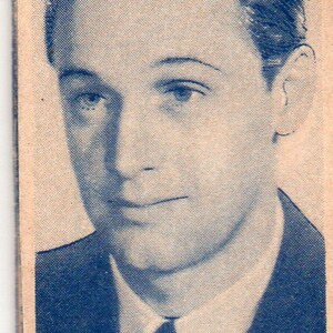 WILLIAM HOLDEN 1947 Turf Film Sterren #46 Sigarettenkaart