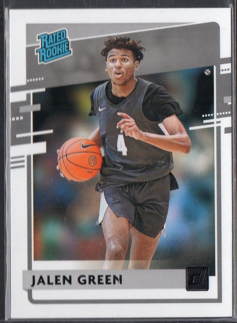 2021 Panini Chronicles #29 Jalen Green Donruss Rated Rookie RC GMA