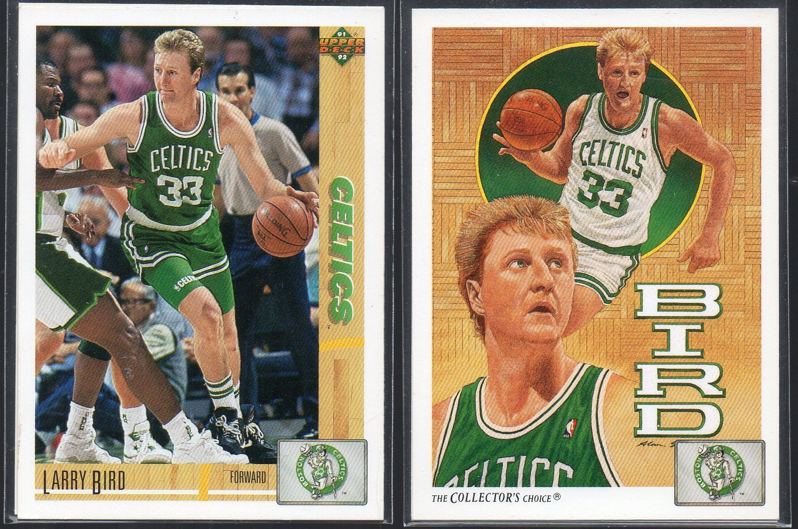 LARRY BIRD 1991 Upper Deck Basketball Cards 2 Lot - Etsy Norway