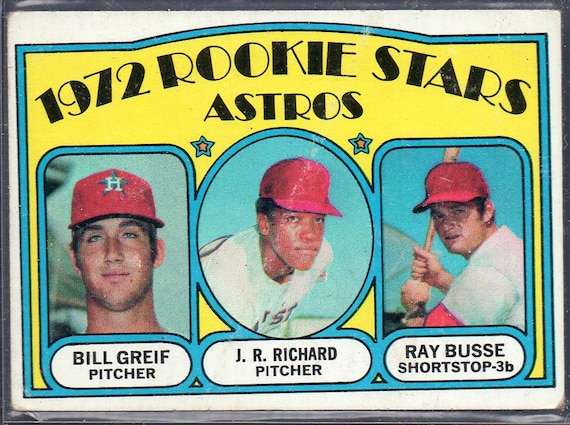 J.R.RICHARD/Greif/Busse RC 1972 Topps #101 Baseball Card - Houston Astros