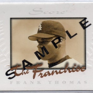 FRANK THOMAS 1997 Score Franchise Sample # 7 Honkbal kaart - Chicago White Sox