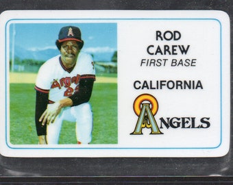 ROD CAREW 1981 Perma-Graphics #22 Baseball Card - California Angels