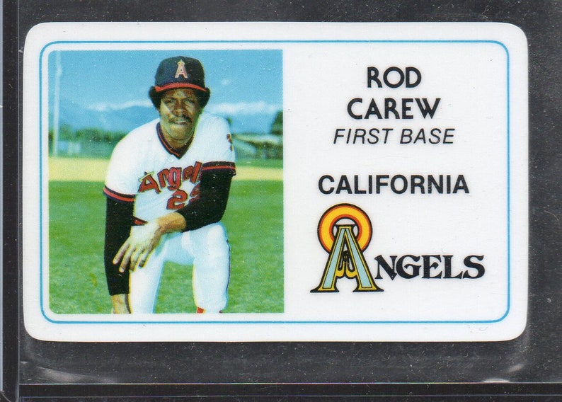 ROD CAREW 1981 Perma-Grafik 22 Baseball Karte California Angels Bild 1