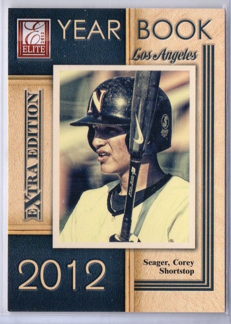 COREY SEAGER 2012 Panini Elite Yearbook #19 Baseball Card - Los