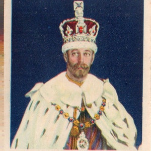 KING GEORGE V 1935 Phillips Special Jubilee #17 Zigarettenkarte