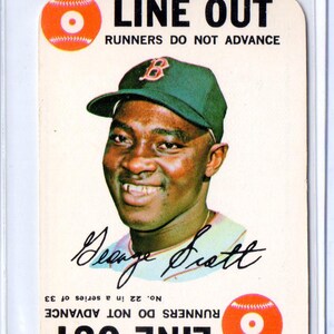 GEORGE SCOTT 1968 Topps Game Baseball Card - Boston Red Sox