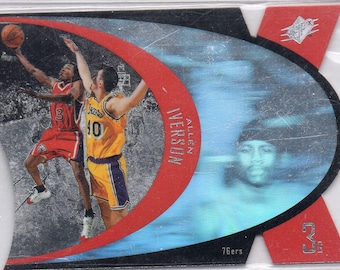 ALLEN IVERSON RC 1996 SPx #35 Basketball Card - Philadelphia 76ers