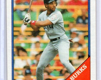 Ellis Burks 1988 Donruss Baseball Card - Boston Red Sox Rookie - Etsy