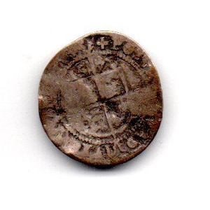 QUEEN ELIZABETH I 1578 Great Britain 3 Pence Silver Coin - Low Grade