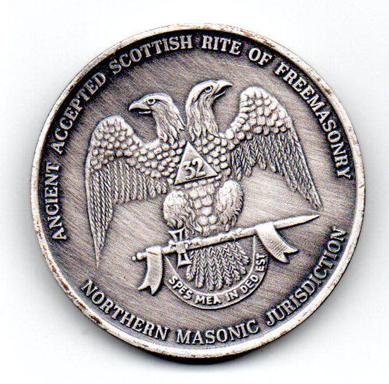 Triangel Rites George Washington 1992 Famous Masons Freemason Coin Token - Etsy