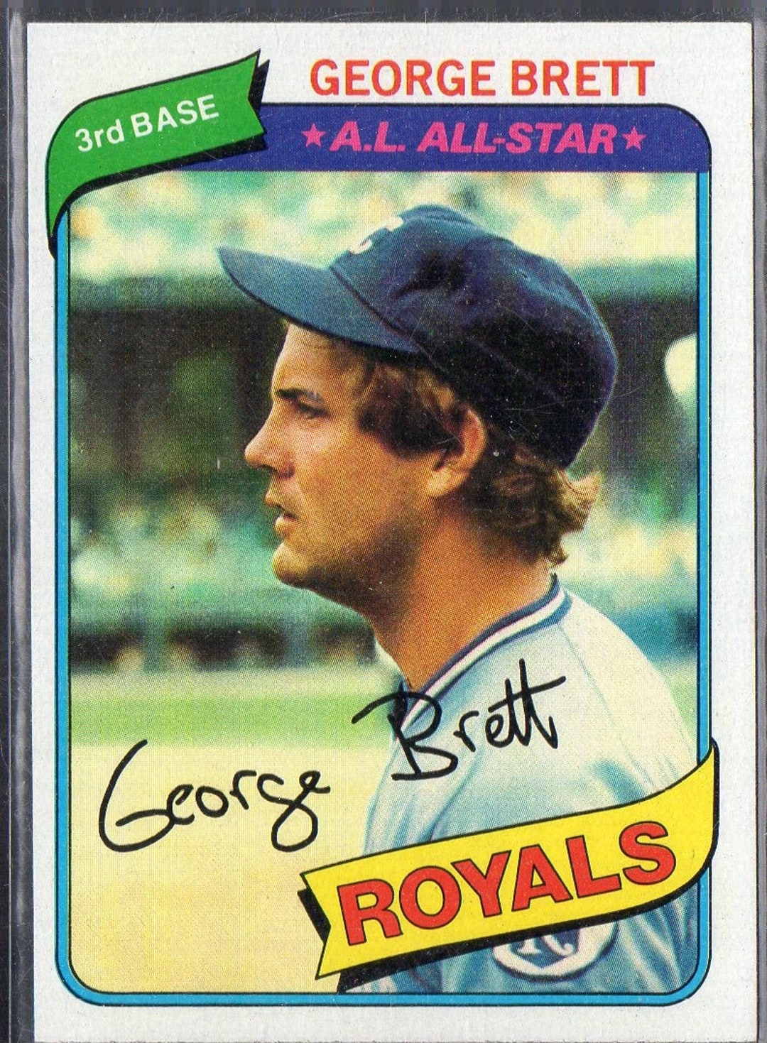 BRETT 1980 Topps 450 Baseball Card Kansas City Royals Etsy