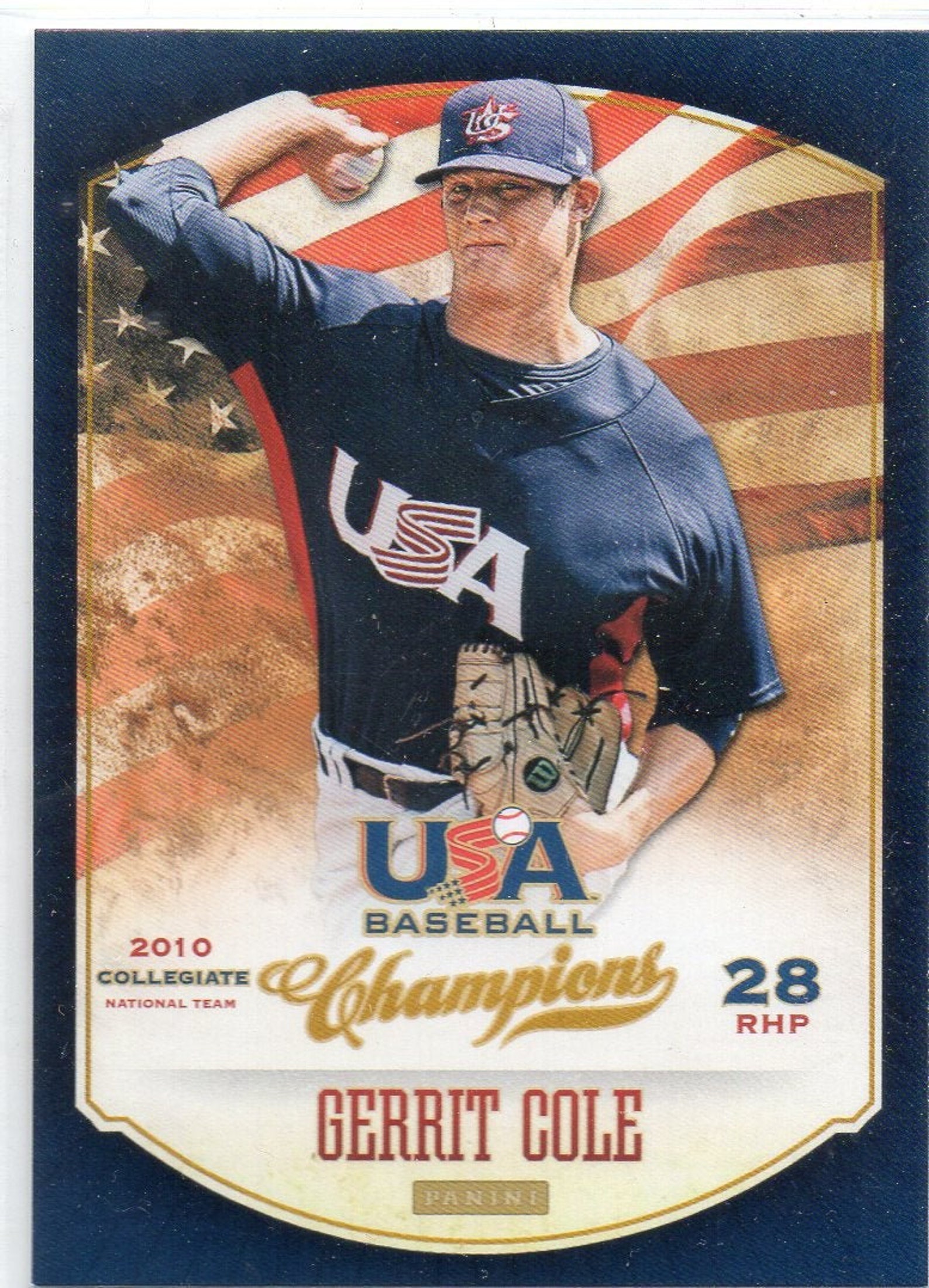GERRIT COLE 2013 Panini USA 106 Baseball Card Etsy