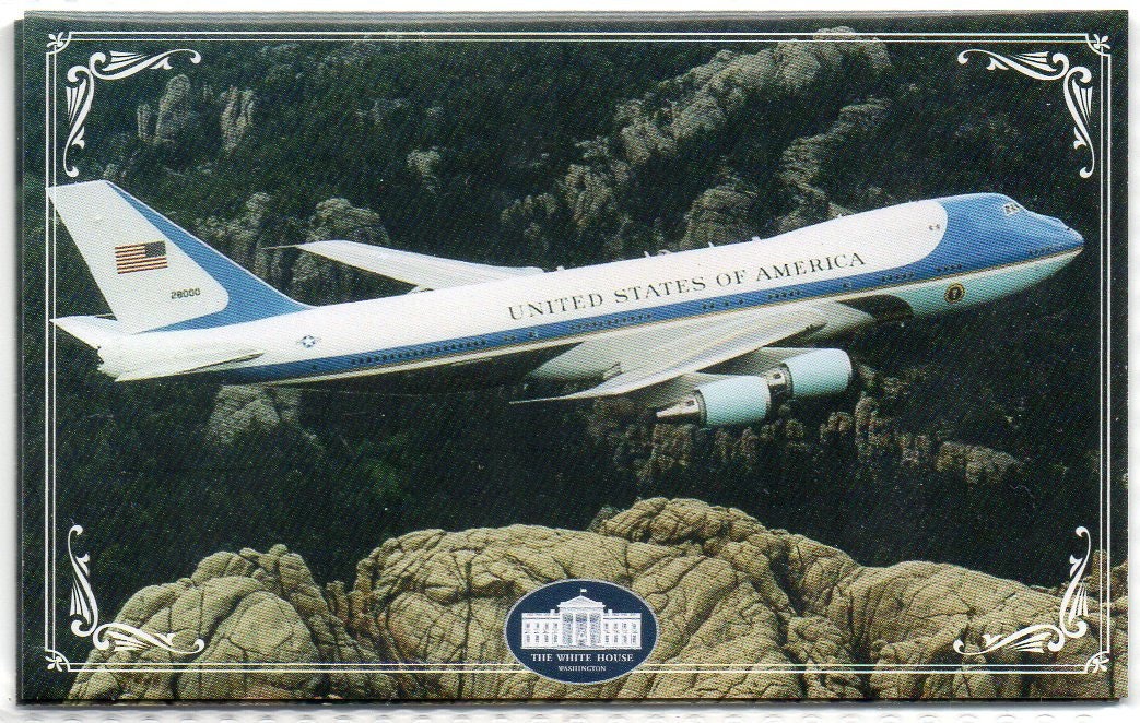 AIR FORCE ONE 2009 Carte Di Trading Executive Politici Inserisci Carta #WH3