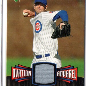 MARK PRIOR 2006 Upper Deck Ovation Apparel Game Jersey-honkbalkaart - Chicago Cubs