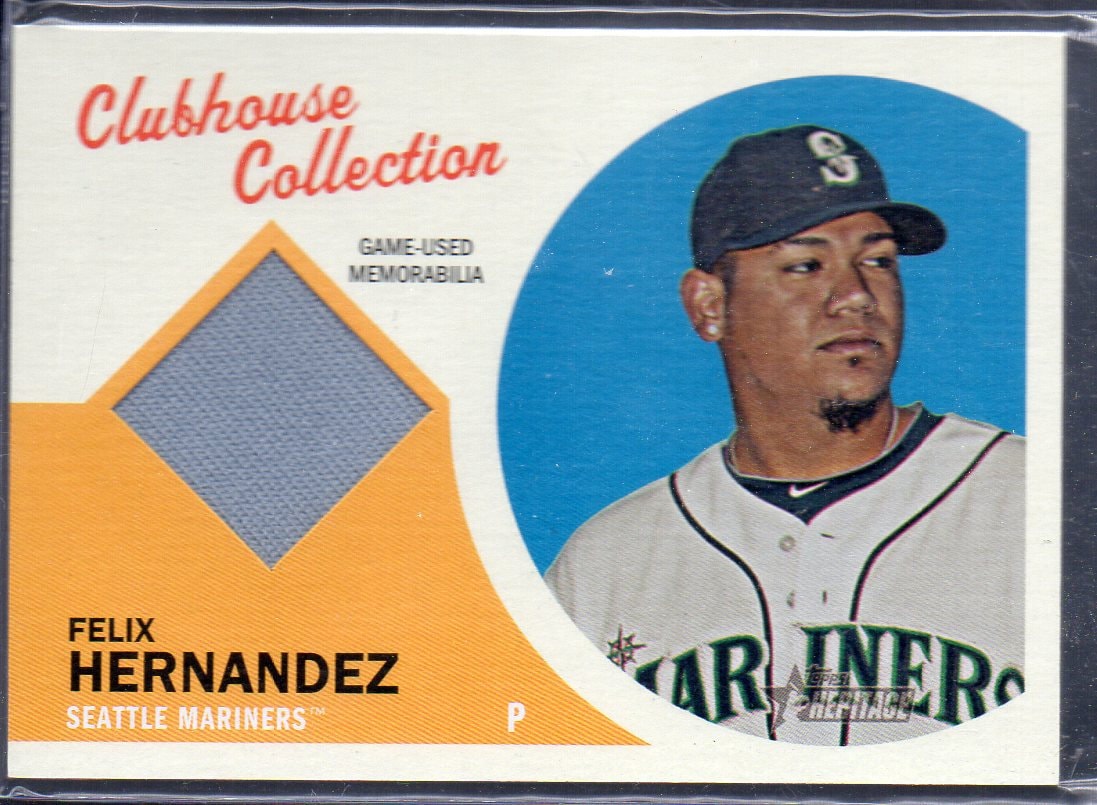 FELIX HERNANDEZ 2012 Topps Heritage Clubhouse Collection 