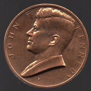 JOHN F KENNEDY c.1960&#39;s Inauguration Token