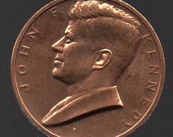 JOHN F KENNEDY c.1960's Inauguration Token