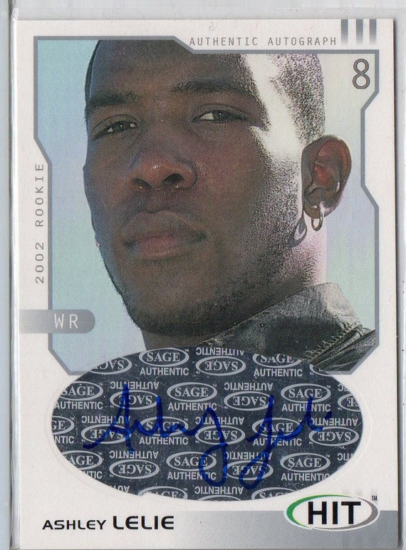 アシュリー・レリー 2002 セージヒット #16 直筆サイン入り