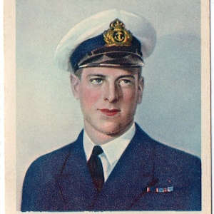 Duque de Kent PRINCE GEORGE 1935 Phillips Special Jubilee #8 Cigarette Card