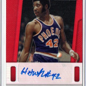 Connie HAWKINS 2013 Panini Prizm Red Parallel Autogramm Basketball Karte #49 - Phoenix Suns
