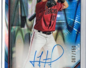 JORGE BARROSA 2022 Bowman Chrome Prospects Autograph Blue