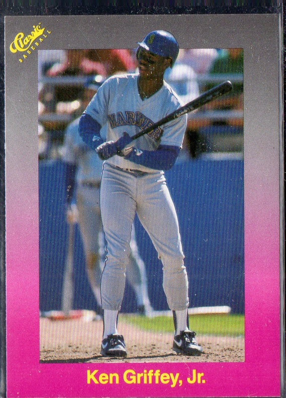KEN GRIFFEY Jr RC 1989 Classic Purple 193 Baseball Card 