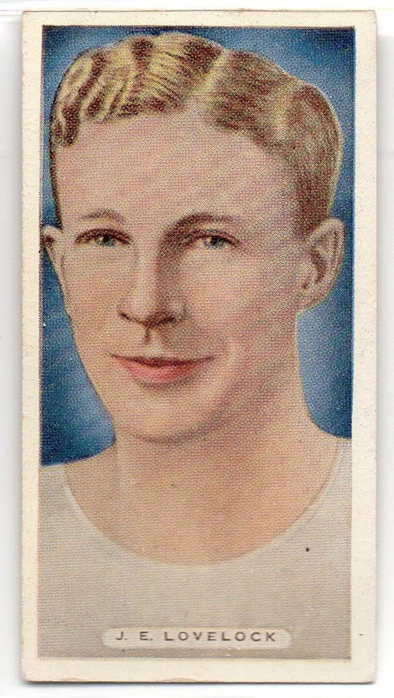 ardath cigarette cards J.E. LOVELOCK 1935 Ardath State Express Sports Champions #40 Cigarette Card
