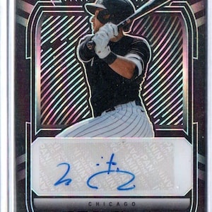 NICK MADRIGAL 2021 Panini Chronicles Obsidian handtekening honkbalkaart - Chicago White Sox