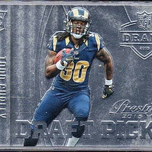 TODD GURLEY 2015 Panini Prestige Draft Picks # 5 Voetbalkaart - St Louis Rams