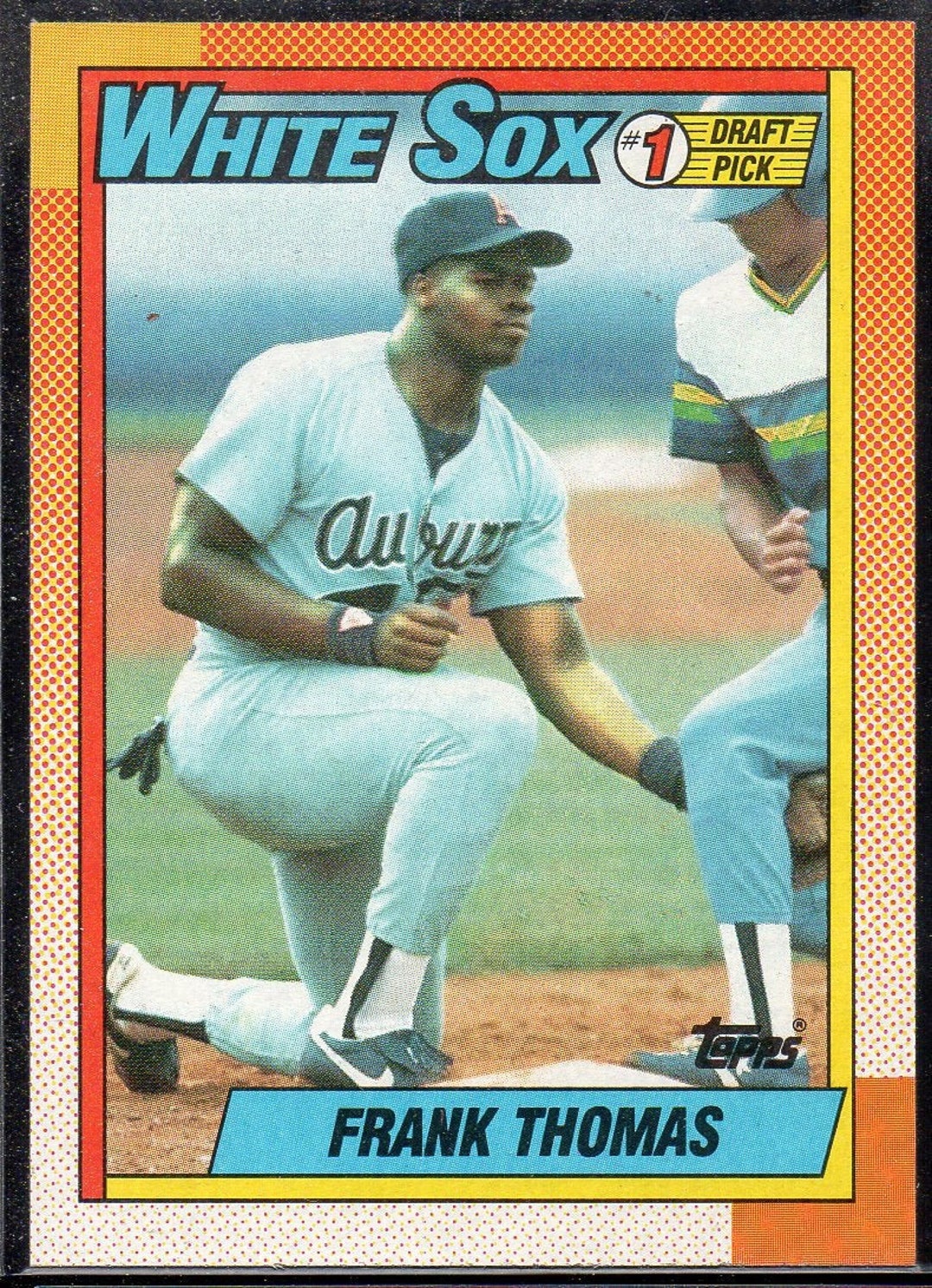 FRANK THOMAS RC 1990 Topps 414 Baseball Card Chicago White Sox Etsy