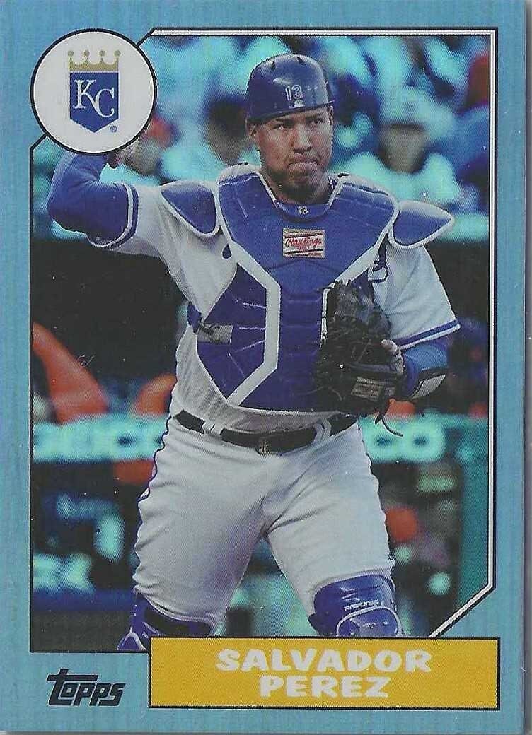 SALVADOR PEREZ 2022 Topps Archives #230 Blue Parallel