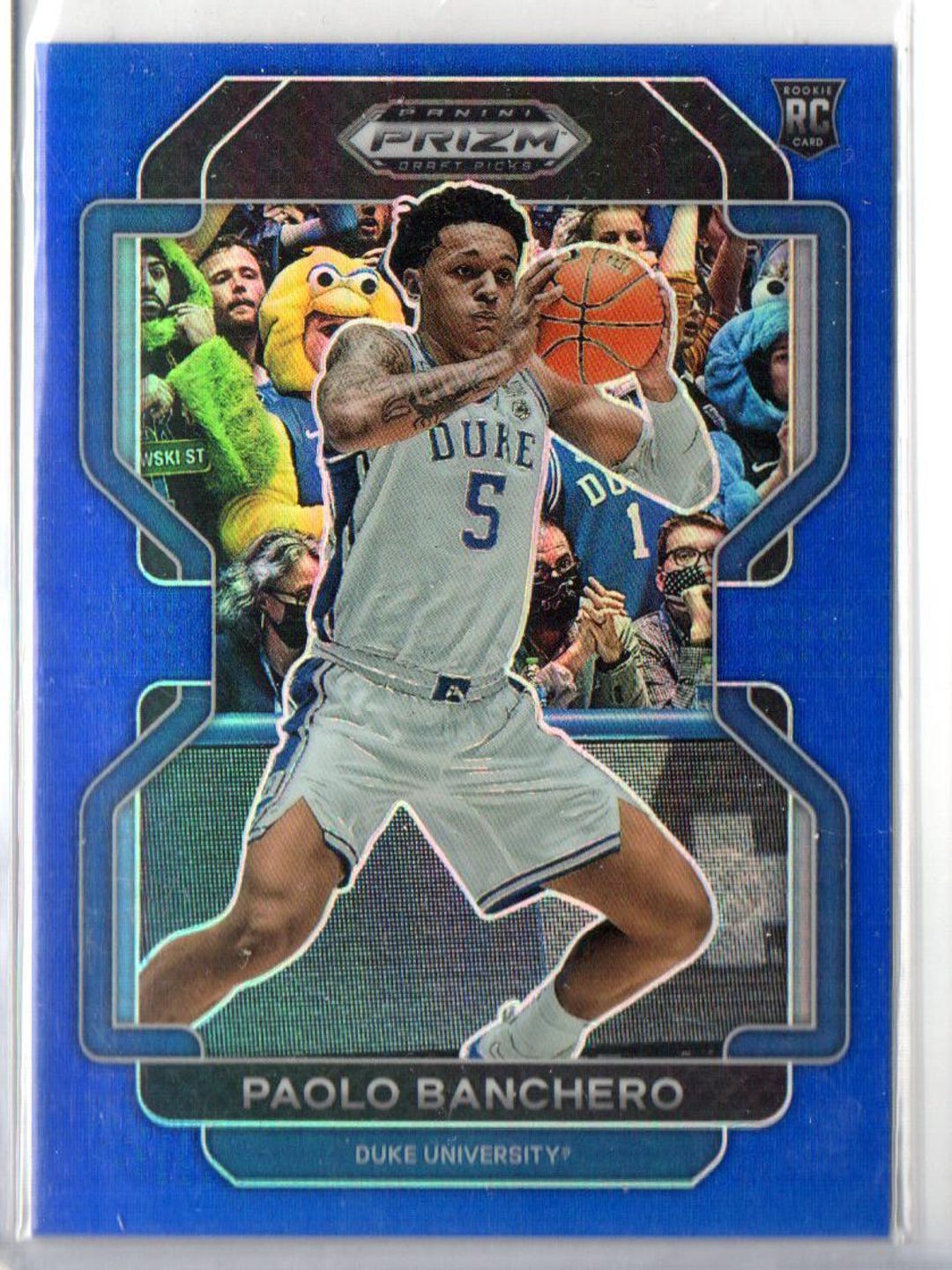 PAOLO BANCHERO RC 2022 Panini Prizm #52 Blue Prizm Parallel