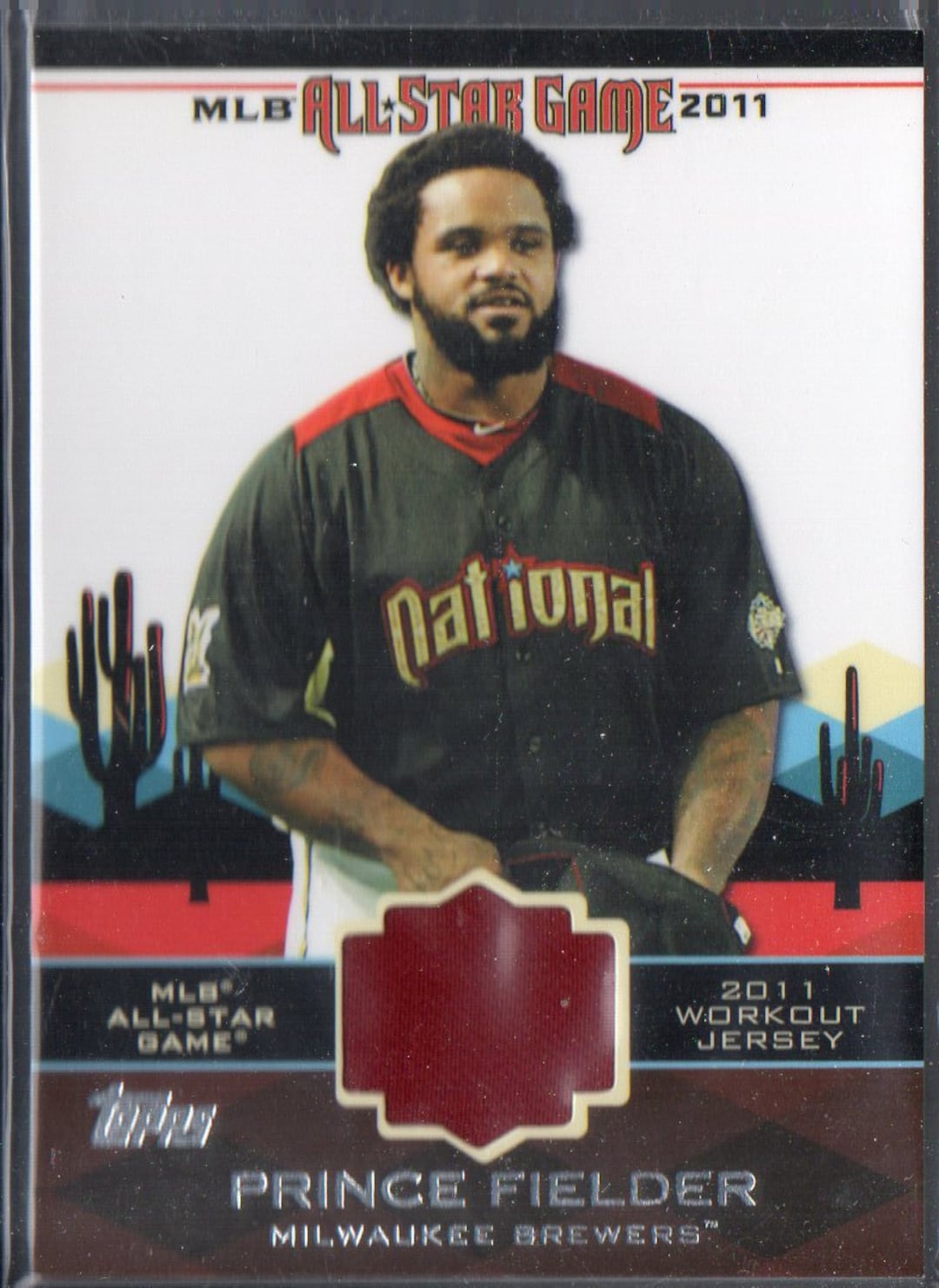 PRINCE FIELDER 2011 Topps All Star Stitches Festivities Game 