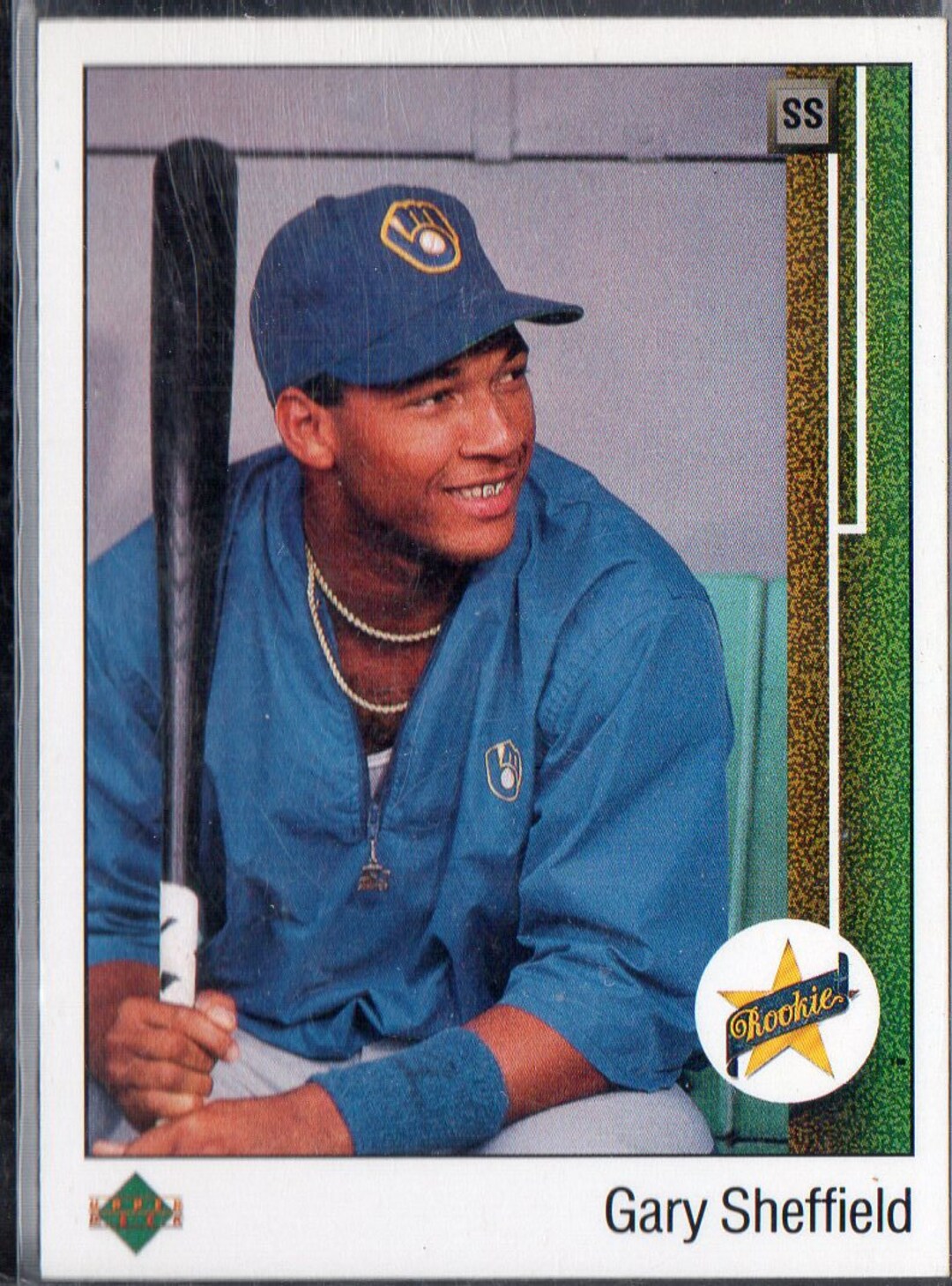 GARY SHEFFIELD RC Error 1989 Upper Deck #13 Baseball Card