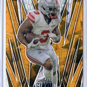 MIYAN WILLIAMS 2024 bladmetalen voetbalkaart #1/1! - Ohio State Buckeyes