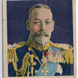 KING GEORGE V 1935 Phillips Special Jubilee #12 Zigarettenkarte